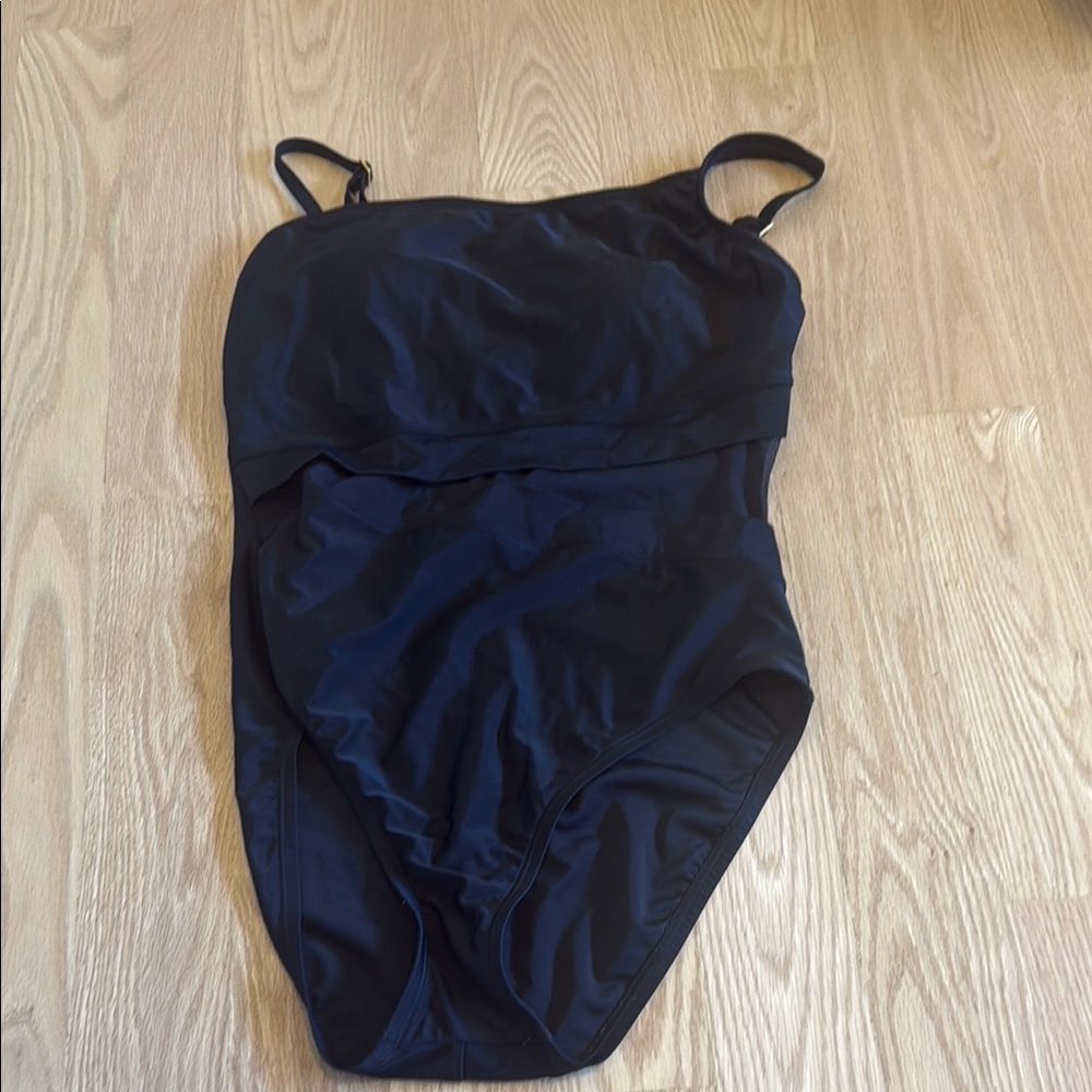 Classic Black One-Piece Swimsuit